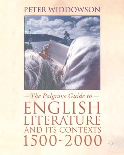 9780333792186: The Palgrave Guide to English Literature and Its Contexts, 1500-2000