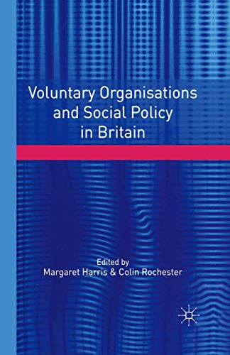 Imagen de archivo de Voluntary Organisations and Social Policy in Britain: Perspectives on Change and Choice a la venta por MusicMagpie