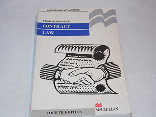 Beispielbild fr Contract Law 4th ed zum Verkauf von WorldofBooks