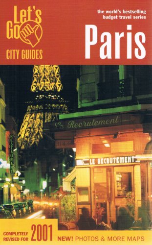 Beispielbild fr Let's Go City Guide 2001:Paris zum Verkauf von WorldofBooks