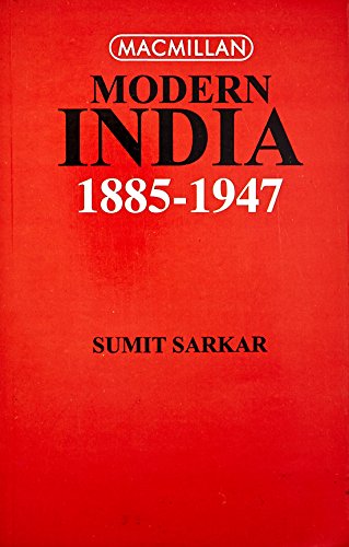 Modern India: 1885-1947 - sumit Sarkar