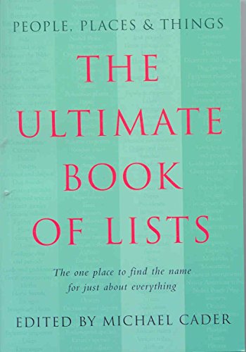 Imagen de archivo de Ultimate Book of Lists (PB) a la venta por WorldofBooks