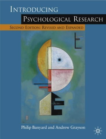 9780333912515: Introducing Psychological Research 2nd ed: Seventy Studies That Shape Psychology