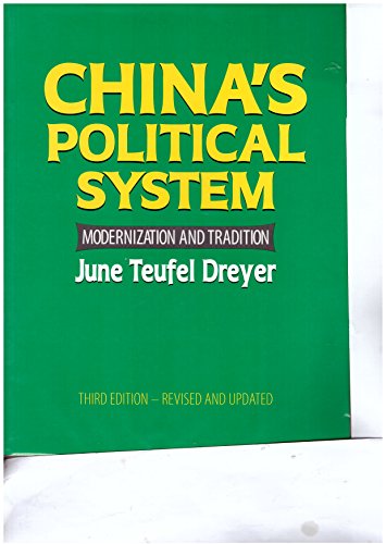 9780333912874: China's Political System: Modernization and Tradition