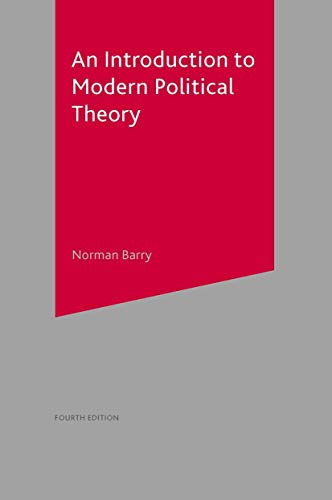 Beispielbild fr An Introduction to Modern Political Theory zum Verkauf von Chiron Media