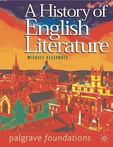 9780333913970: A History of English Literature