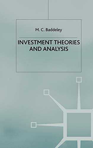 Stock image for Investment: Theories and Analyses for sale by Nauka Japan LLC