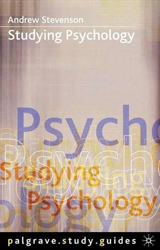 Imagen de archivo de Studying Psychology (Palgrave Study Guides) a la venta por WorldofBooks