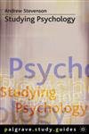 Studying Psychology (Palgrave Study Guides) (9780333919071) by Andrew Stevenson