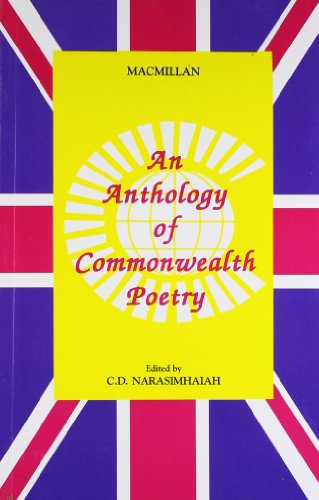 9780333920800: An Anthology of commonwealth poetry