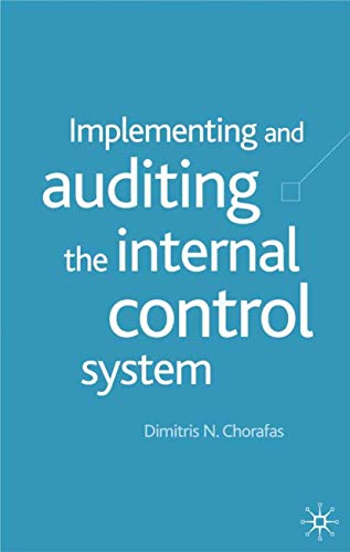 Imagen de archivo de Implementing and Auditing the Internal Control System a la venta por Better World Books