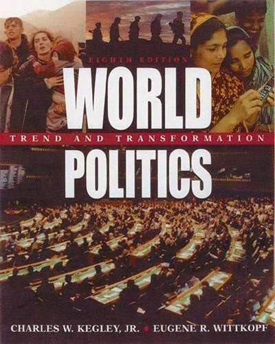 9780333945780: World Politics: Trend and Transformation