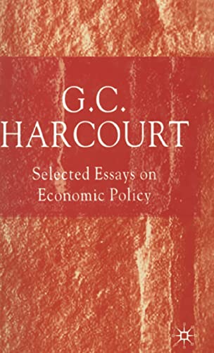 Selected Essays on Economic Policy (9780333946329) by Harcourt, G.