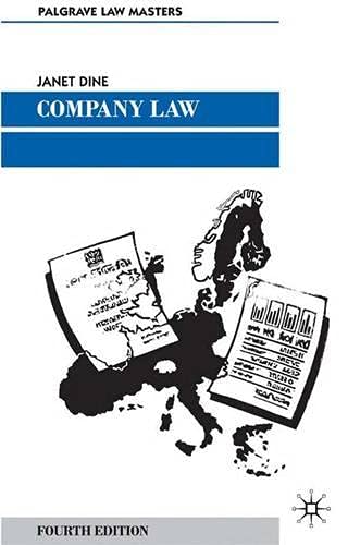 Stock image for Company Law (Palgrave Law Masters) for sale by WorldofBooks