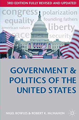 9780333948613: Government and Politics of the United States: 26 (Comparative Government and Politics)