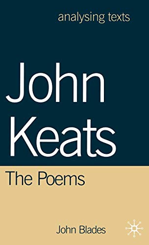 9780333948941: John Keats: The Poems: 7 (Analysing Texts)