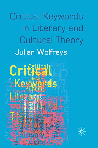 9780333960585: Critical Keywords in Literary and Cultural Theory