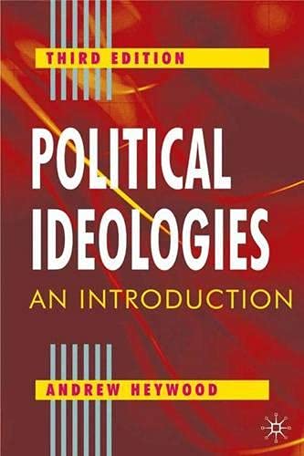 9780333961780: Political Ideologies: An Introduction