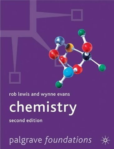 9780333962572: Chemistry 2nd ed (Palgrave Foundations Series)