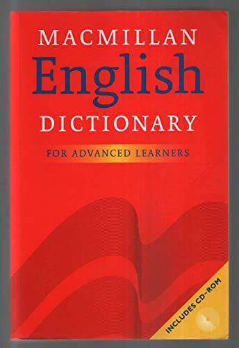 Beispielbild fr Macmillan English Dictionary with CD ROM: For Advanced Learners: British English zum Verkauf von WorldofBooks
