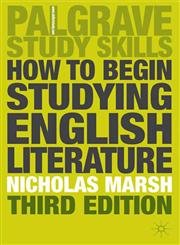 Imagen de archivo de How to Begin Studying English Literature a la venta por SecondSale