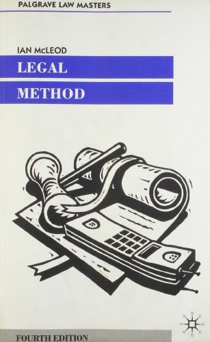 9780333970256: Legal Method