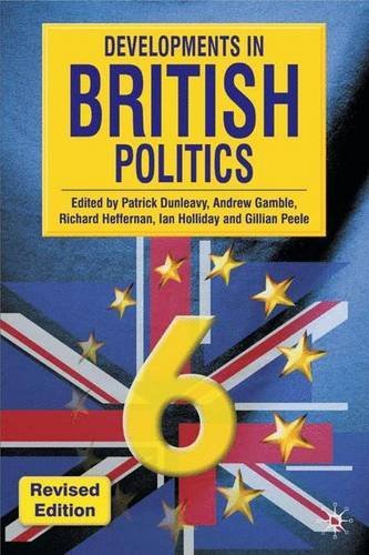 Stock image for Developments in British Politics 6: Revised Edition for sale by Wonder Book