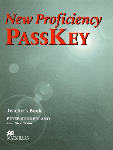 New Professional Passkey: Teacher's Book (9780333974346) by Peter Sunderland; Nick Kenny