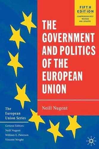 Imagen de archivo de Government and Politics of the European Union a la venta por Phatpocket Limited