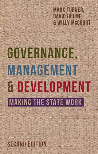 Stock image for Governance, Management and Development: Making the State Work for sale by Buchpark