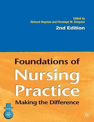 Imagen de archivo de Foundations of Nursing Practice: Making the Difference a la venta por AwesomeBooks