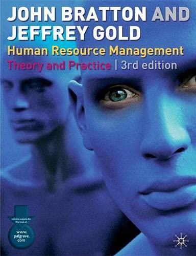 9780333993262: Human Resource Management: Theory and Practice