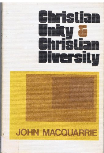 Beispielbild fr Christian Unity and Christian Diversity zum Verkauf von WorldofBooks