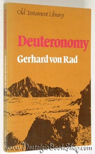 Beispielbild fr Deuteronomy, A Commentary zum Verkauf von Salsus Books (P.B.F.A.)