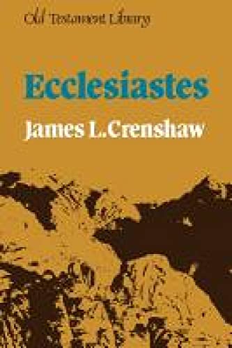 9780334003618: Ecclesiastes (Old Testament Library)