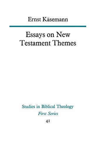 Stock image for Essays on New Testament Themes [Studies in Biblical Theology, First Series, 41] for sale by Windows Booksellers