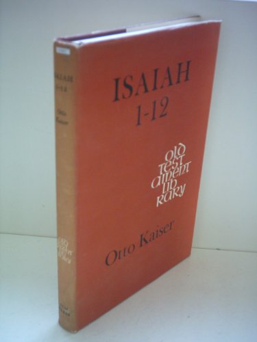 Imagen de archivo de Isaiah: 1-12 (Old Testament Library) a la venta por WorldofBooks