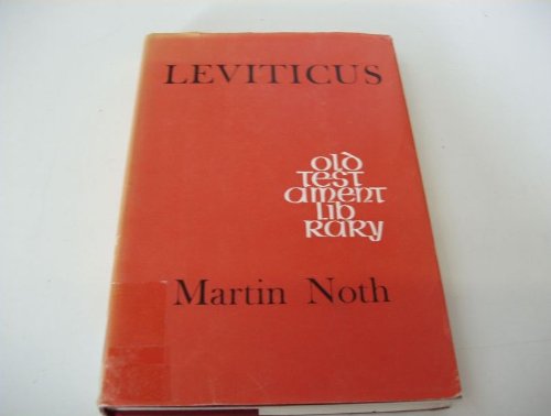 Leviticus (Old Testament Library) (9780334008842) by Martin Noth