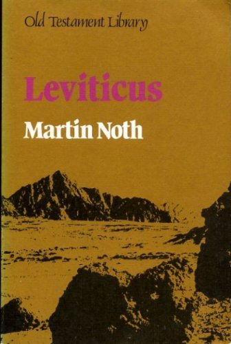 Beispielbild fr Leviticus (Old Testament Library) zum Verkauf von Anybook.com