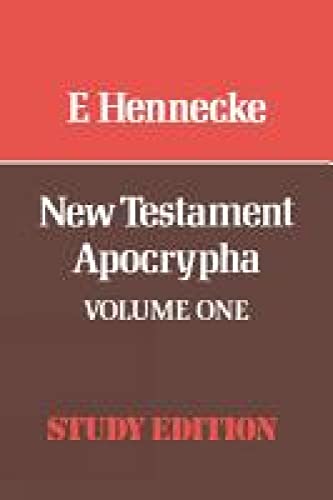 9780334011118: New Testament Apocrypha: Gospels and Related Writings, Vol. 1