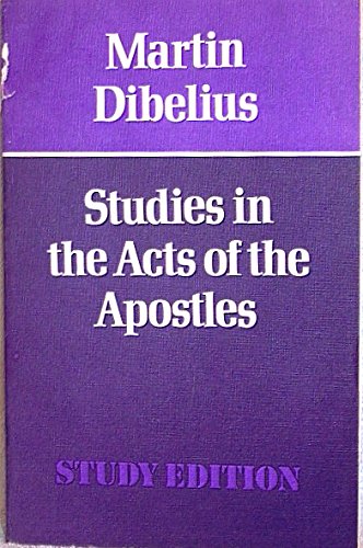 Beispielbild fr Studies in the Acts of the Apostles zum Verkauf von Anybook.com