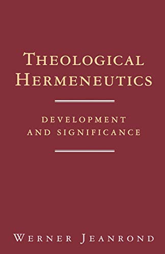9780334016243: Theological Hermeneutics: Development and Significance