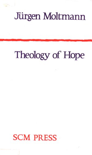 9780334016977: Theology of Hope