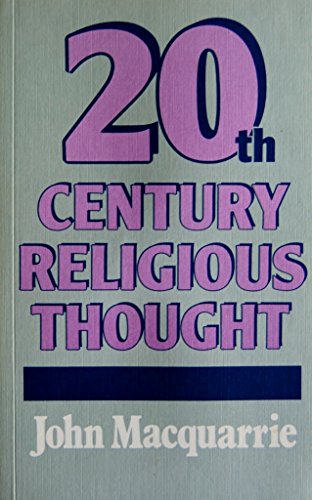 9780334017097: Twentieth Century Religious Thought