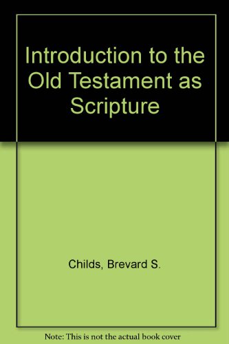 9780334020868: Introduction to the Old Testament as Scripture