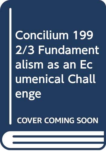 9780334026488: Fundamentalism as an Ecumenical Challenge
