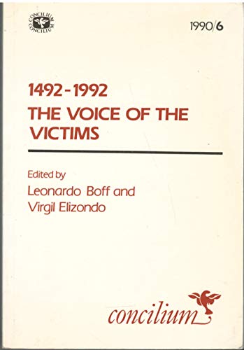 9780334030058: Concilium 1990/5 1492-1992 The Voice of the Victims