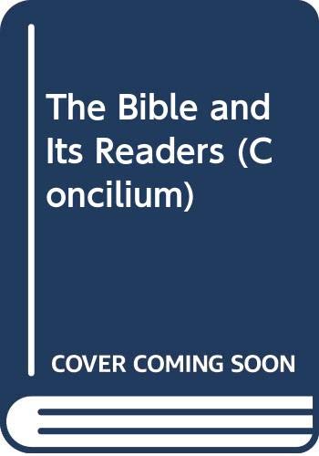 9780334030065: Concilium 1991/1: The Bible and Its Readers