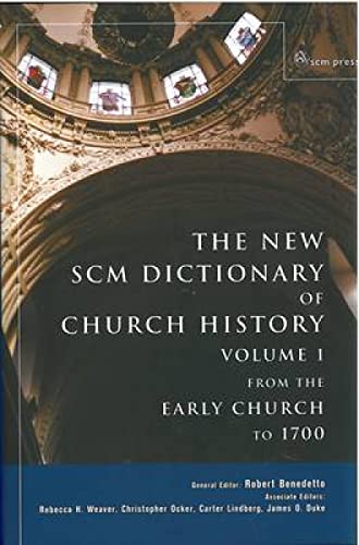 Imagen de archivo de THE NEW SCM DICTIONARY OF CHURCH HISTORY a la venta por Burwood Books