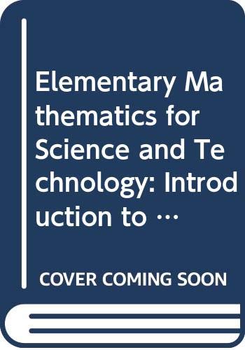 9780335000036: Elementary Mathematics for Science and Technology: Introduction to Calculus and Algebra v.2